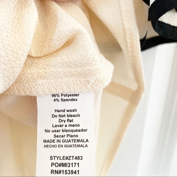 NWT MISIA peach off the shoulder blouse - Picture 7 of 7